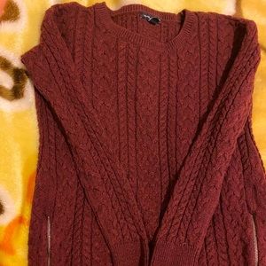 American eagle sweater. Burgundy.  Size large